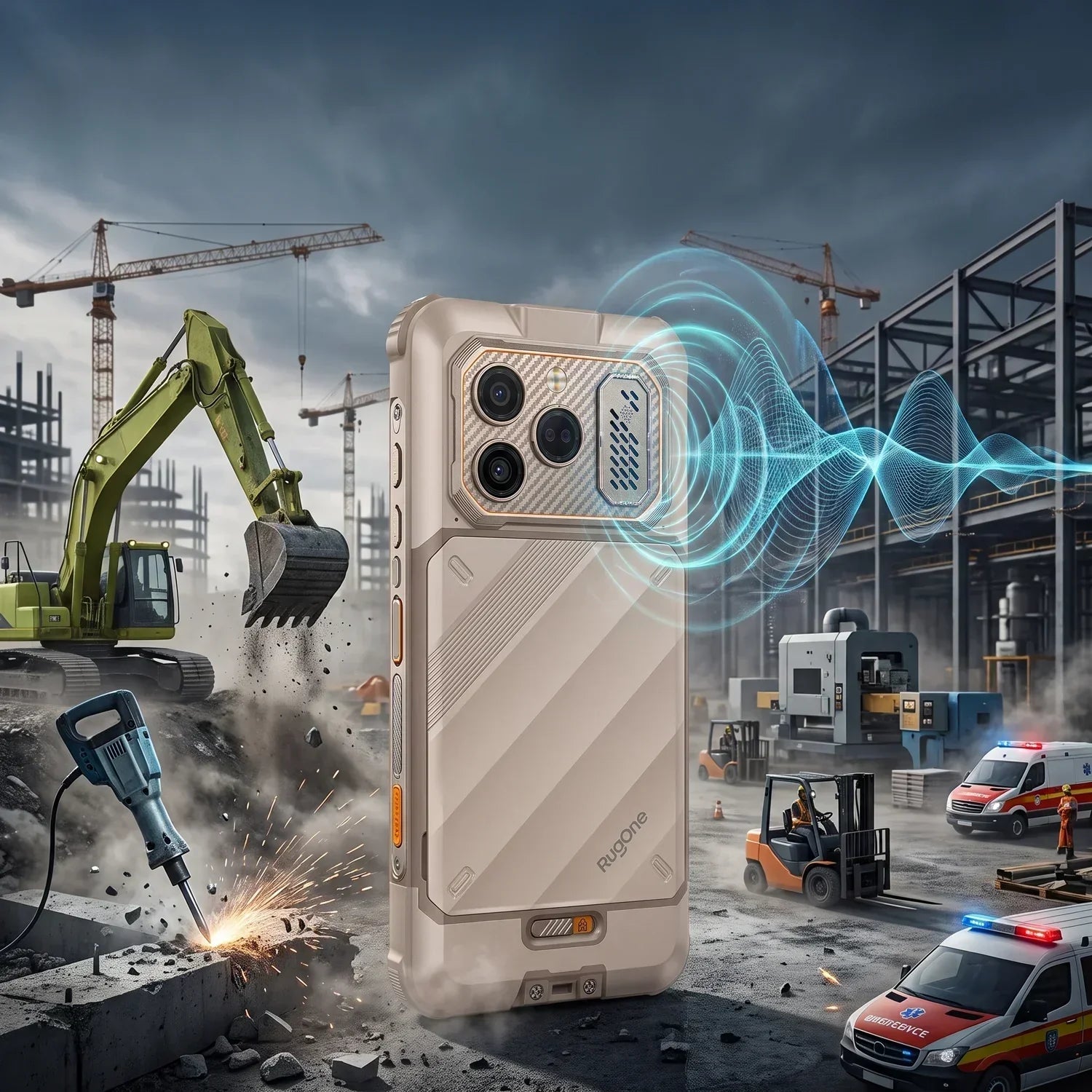 Why Outdoor Workers Need 117dB: The Case for Loud Smartphones in High-Noise Environments