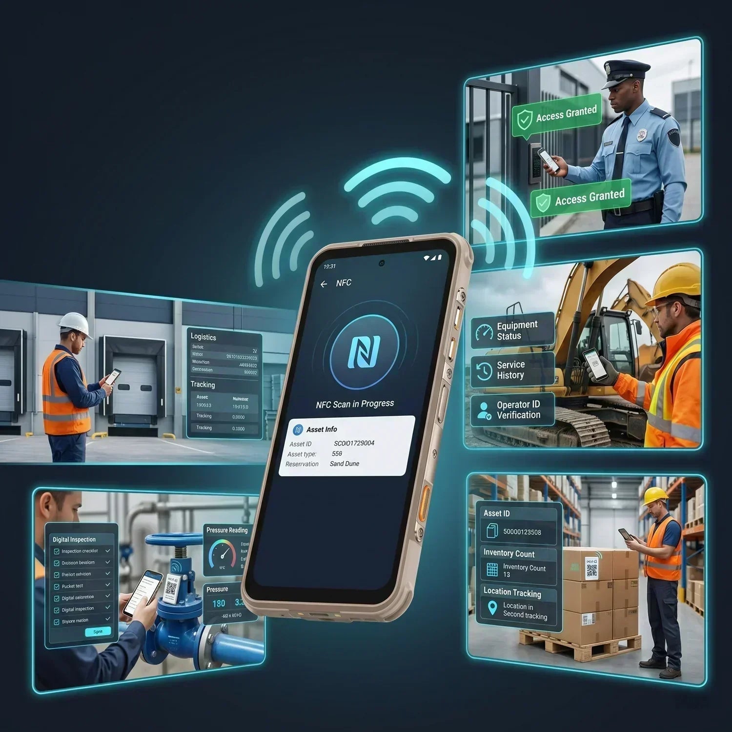 NFC on Rugged Phones: Practical Use Cases for Field Workers