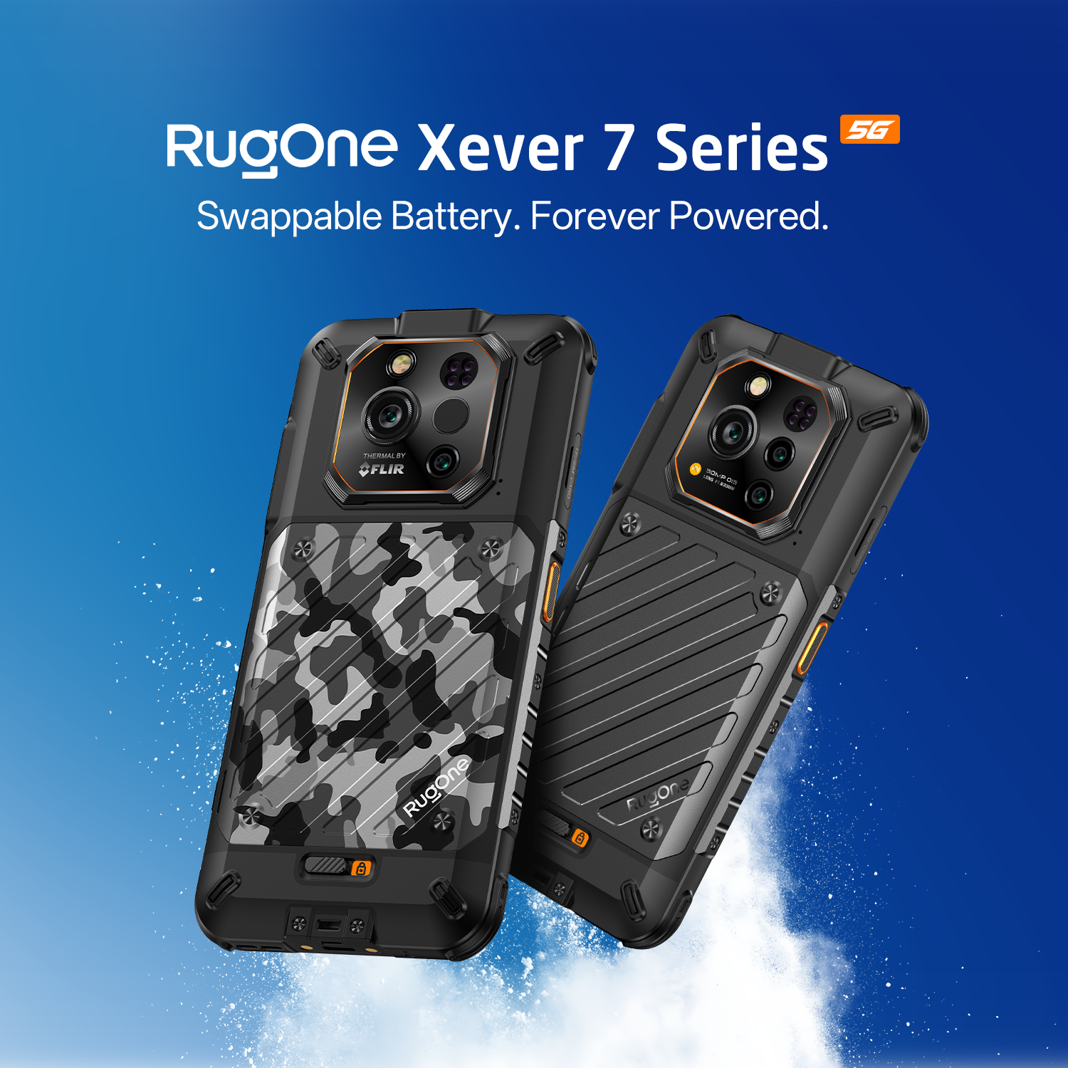RugOne Unveils Xever 7 Series: The Swappable Battery and OIS Camera Rugged Phone