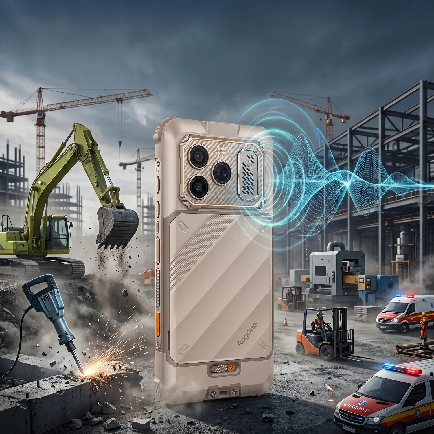 Why Outdoor Workers Need 117dB: The Case for Loud Smartphones in High-Noise Environments