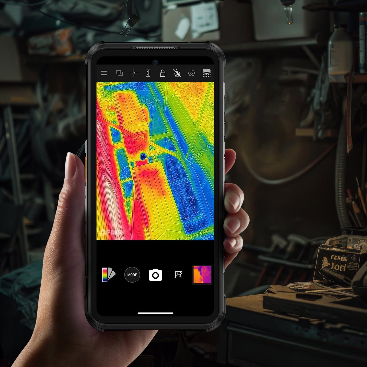 Beyond Vision: How RugOne Xever 7 Pro Uses FLIR Lepton 3.5 for Industrial Inspections