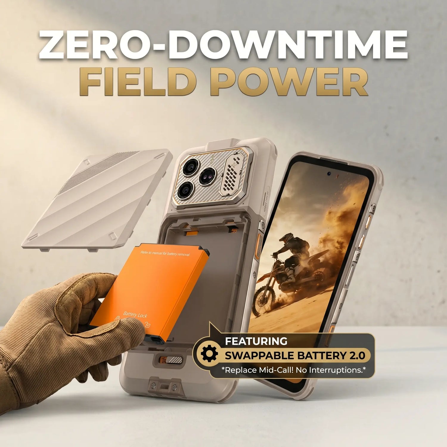 RugOne Xever 8 Specs & Buyer's Guide — Rugged Phone with Hot-Swap Battery (2026)
