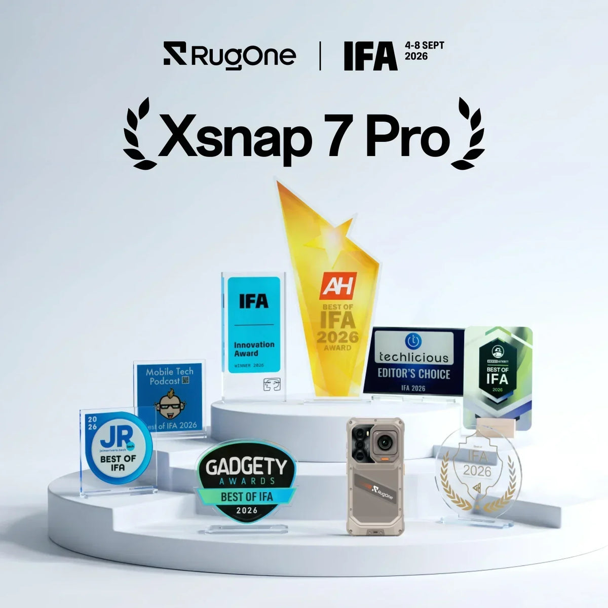 RugOne Triumph at IFA 2026: Xsnap 7 Pro Wins Big Across Official Show & Media Awards