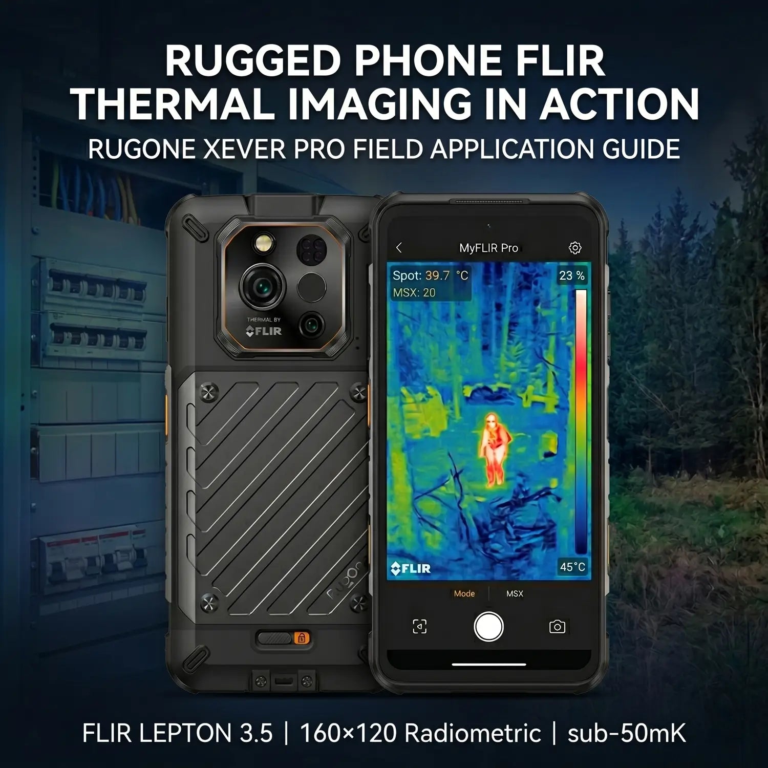 FLIR Thermal Camera on a Rugged Phone: What Thermal Imaging Actually Does in the Field
